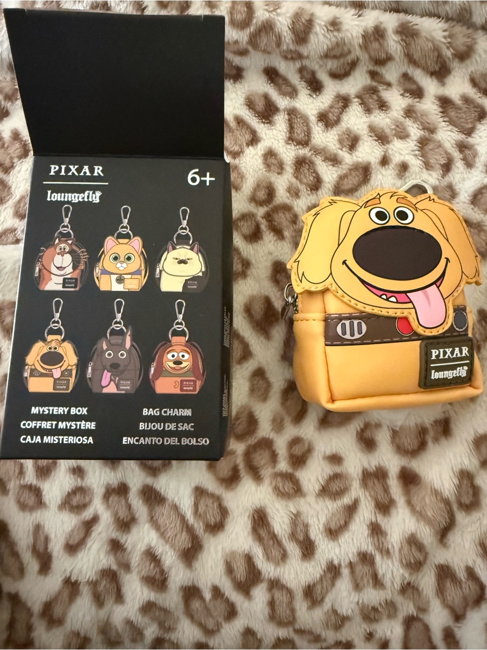 Loungefly Pixar Dug Yellow Dog Bag Charm Coin Purse